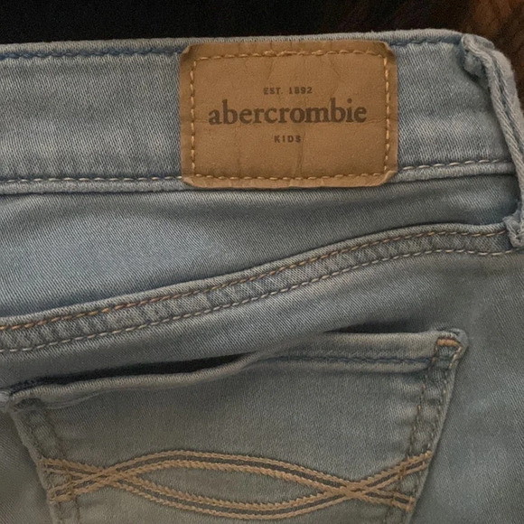 Abercrombie kids skinny lightweight stretchy jeans Sz 12 - Picture 6 of 9
